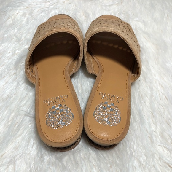 Vince Camuto | Shoes | Vince Camuto Rallema Wedge Slides Tan Nwot | Poshmark